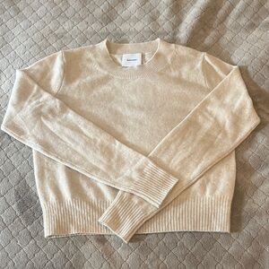 Reformation Dana Cashmere Crew Neck Sweater